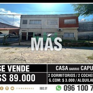 Casa Venta Capurro Montevideo Imas.uy - R *