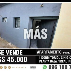 Apartamento Venta 1 Dormitorio Montevideo Imas.uy L