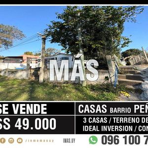 3 Casas Alquiladas En Venta Peñarol Montevideo Imas.uy MC *