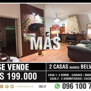 2 Casas + Apto Venta Belvedere Montevideo Imas.uy MC *
