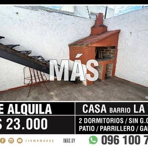 Casa Alquiler Patio Capurro Montevideo Imas.uy Lm