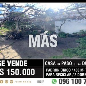 Casa Venta Padrón único Sayago Montevideo Imas.uy Lm