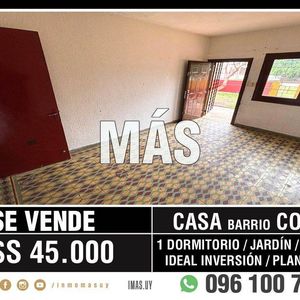 Casa Venta Cochera Conciliación Montevideo Imas.uy MC