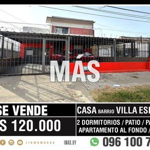 Casa Venta Cochera Villa Española Montevideo Imas.uy Lm *