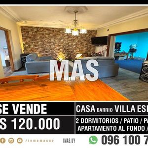 Casa Venta Cochera Unión Montevideo Imas.uy Lm