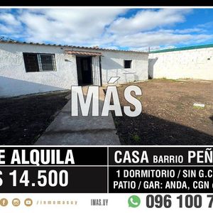 Casa Alquiler Peñarol Montevideo Imas.uy Lm *