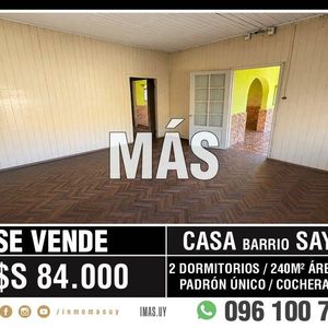 Casa Venta Cochera Peñarol Montevideo Imas.uy Lm