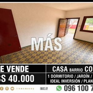 Casa Venta Cochera Conciliación Montevideo Imas.uy MC