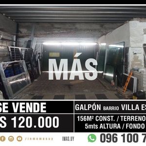 Galpón Venta Montevideo Imas.uy - Rc
