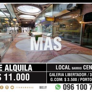 Local Alquiler Galeria Montevideo Imas.uy - S