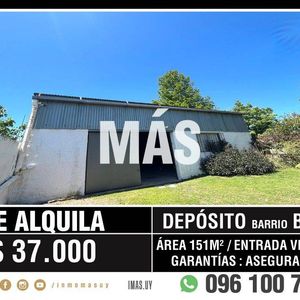 Galpón Depósito Alquiler Buceo Montevideo Imas.uy F *