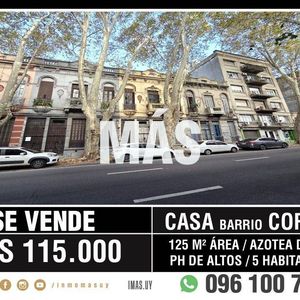 Casa Venta Cordón Montevideo Imas.uy Lc *