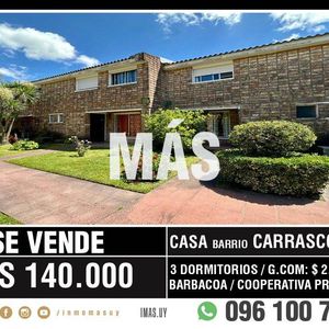 Casa Venta Carrasco Norte 3 Dormitorios Patio Montevideo Imas.uy  Ma *