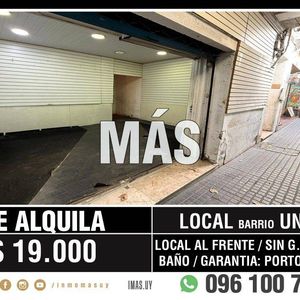 Local Comercial Alquiler Unión Montevideo Imas.uy Ma *