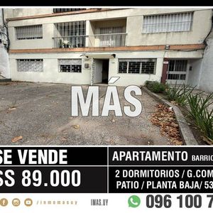 Apartamento Venta 2 Dormitorios Patio Montevideo Imas.uy Ma