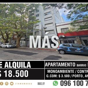 Apartamento Monoambiente Pocitos Montevideo Imas.uy L *