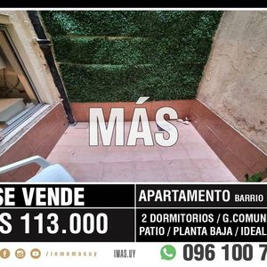 Cordon Apartamento 2 Dormitorios Venta