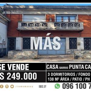 3 Dormitorios Venta De Casa En Punta Carretas