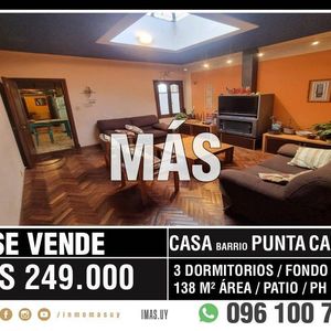 3 Casa Dormitorios En Punta Carretas