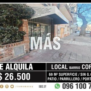 Local Comercial Alquiler Cordón Montevideo Imas.uy Ma *