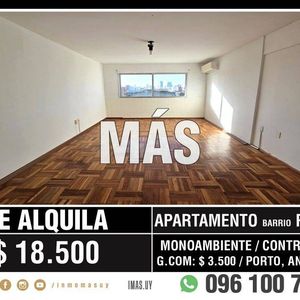 Apartamento Alquiler Monoambiente Montevideo Imas.uy L