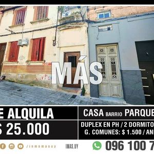 Alquiler Casa 2 Dormitorios Parque Rodo Ma *