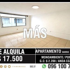 Apartamento Alquiler Cordón Montevideo Imas.uy P *