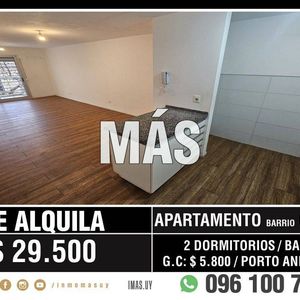 Apartamento Alquiler Cordon 2 Dormitorios Imas.uy L *