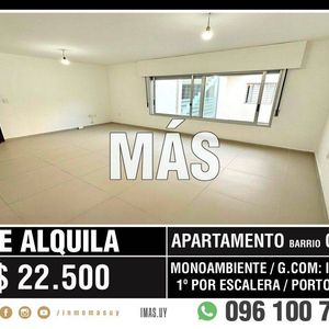 Apartamento Alquiler Cordón Montevideo Imas.uy P *