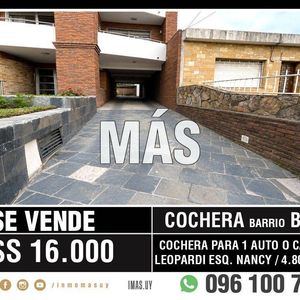 Cochera Venta Malvín Montevideo Imas.uy L