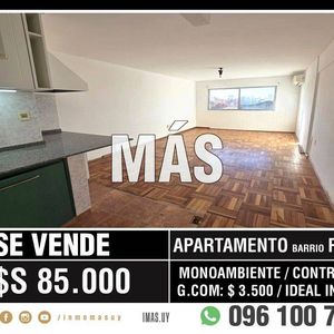 Apartamento Venta Monoambiente Parque Batlle Montevideo Imas.uy L