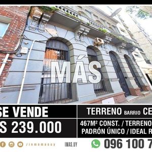 Terreno Venta Centro Montevideo Imas.uy Ma *