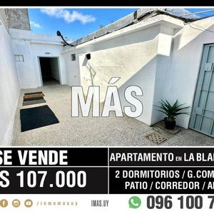 Apartamento 2 Dormitorio Patio Terraza Lavadero Venta La Blanqueada Montevideo Imas.uy Lc *