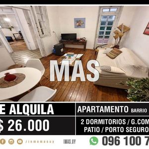 Alquiler Apartamento Centro Montevideo Imas.uy L *