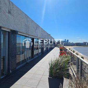 Apartamento Pent House 4 Dormitorios+servicio Garaje X 2 Frente Al Mar. Pocitos