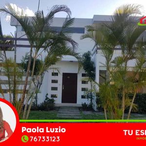 Bella Casa En Alquiler Los Parques Del Urubó 