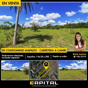 En Condominio Mapaizo - Carretera A Camiri