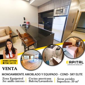 Monoambiente Amoblado En Venta Edif Sky Elite