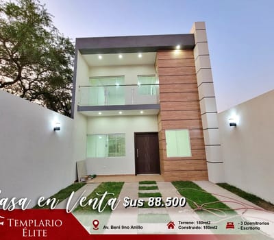 Hermosa Casa En Venta A Estrenar En La Zona Norte 