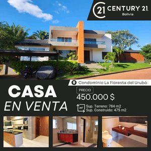Casa En Venta - Condominio La Floresta Del Urubo