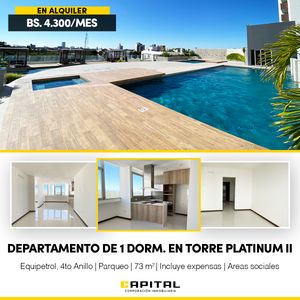 Departamento De 1 Dormitorio En Alq Torre Platinium
