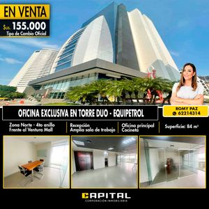 Oficina Exclusiva En Torre Duo Equipetrol