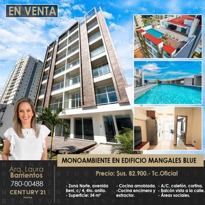 Monoambiente En Venta En Edificio Mangales Blue, Zona Norte