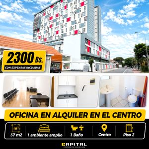 Oficina Centrica En Alquiler