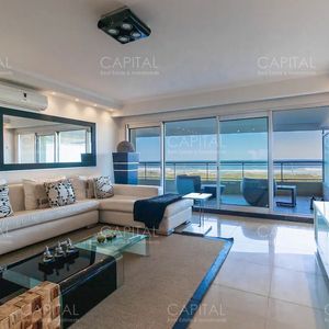 Apartamentoen Torre Lobos De Tres Dormitorios En Primera Linea Frente Al Mar En Playa Brava En Alquiler, Punta Del Este