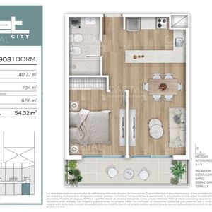 Apartamento De Un Dormitorio En Venta En Met City, Proyecto En El Centro De Montevideo.