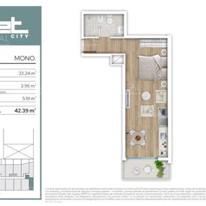 Monoambiente En Venta En Met City, Centro De Montevideo.