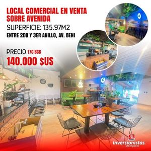 Local Comercial En Venta Sobre Avenida