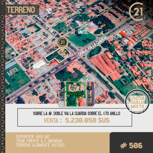 Inmueble # 506 Terreno Sobre La Doble Via La Guardia