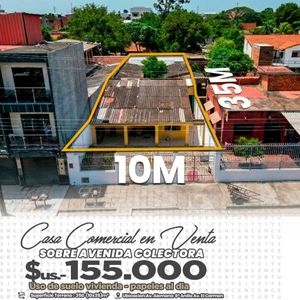 Casa Comercial Sobre Avenida Aleman Y Carmen